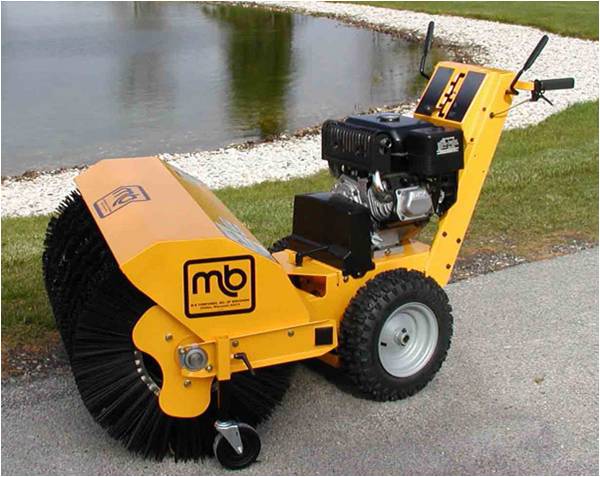 美國M-B  MCD-WB手扶式掃雪機